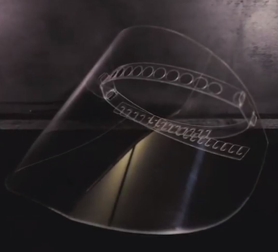 Intra απο ξύλο plywood 3mm-4mm πάχος - Ασπίδα προσώπου για τον κορωνοϊό COVID-19 Δίασταση 30x30 cm Intraeaxys-eoxl53jo