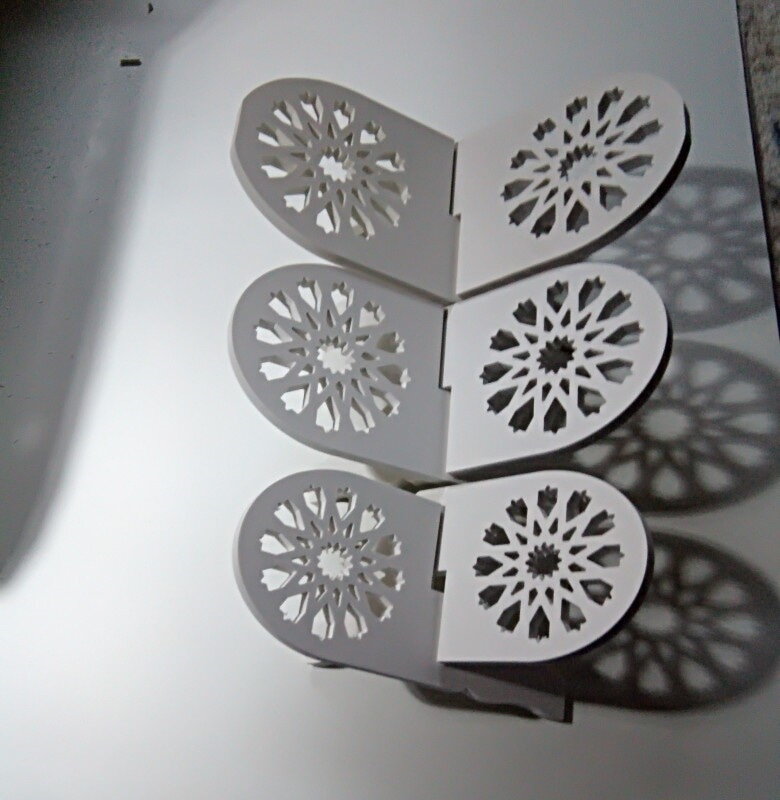 Intra απο ξύλο plywood 3mm-4mm πάχος - Βάση Κορανίου θήκης Mushaf Δίασταση 30x30 cm Intraeaxys-joedq681