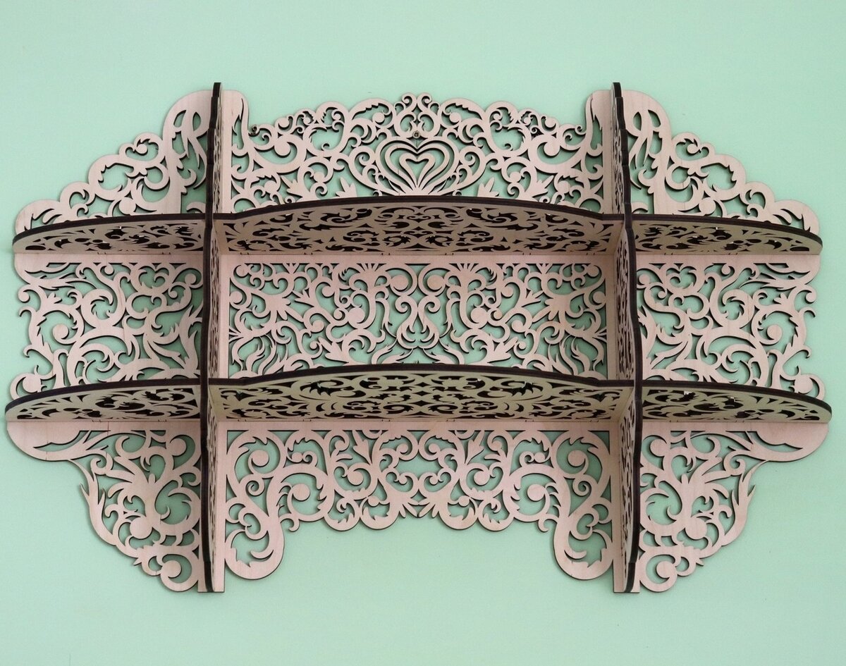 Intra απο ξύλο plywood 3mm-4mm πάχος - Ράφι τοίχου Ρουστίκ Διακόσμηση σπιτιού Ξύλινο ράφι τοίχου Δίασταση 30x30 cm Intraeaxys-eo4qe997