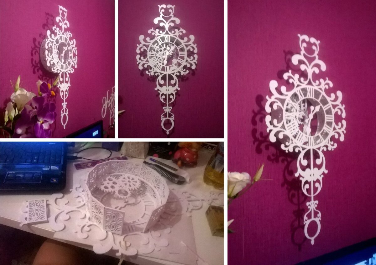 Intra απο ξύλο plywood 3mm-4mm πάχος - Ρολόι τοίχου Vintage στυλ Δίασταση 30x30 cm Intraeaxys-voq2xlqo