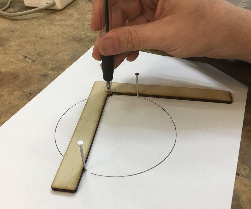 Intra απο ξύλο plywood 3mm-4mm πάχος - Εφαπτομενικός χάρακας Δίασταση 30x30 cm Intraeaxys-eo4yq5go