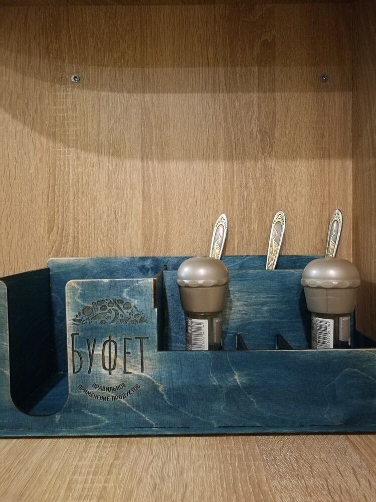 Intra απο ξύλο plywood 3mm-4mm πάχος - Οργάνωση εστιατορίου κουζίνας Αλάτι πιπέρι και χαρτομάντηλο 3mm Δίασταση 30x30 cm Intraeaxys-joed5281