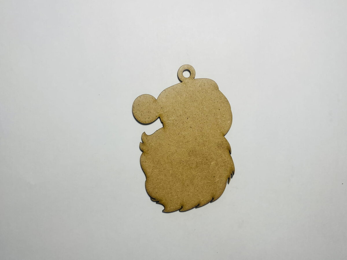 Σετ των 2 Intra απο ξύλο plywood 3mm-4mm πάχος - Χριστουγεννιάτικο Κενό στολίδι προσώπου Santa Δίασταση 10x10 cm Intraeaxys-eo4qrzd7