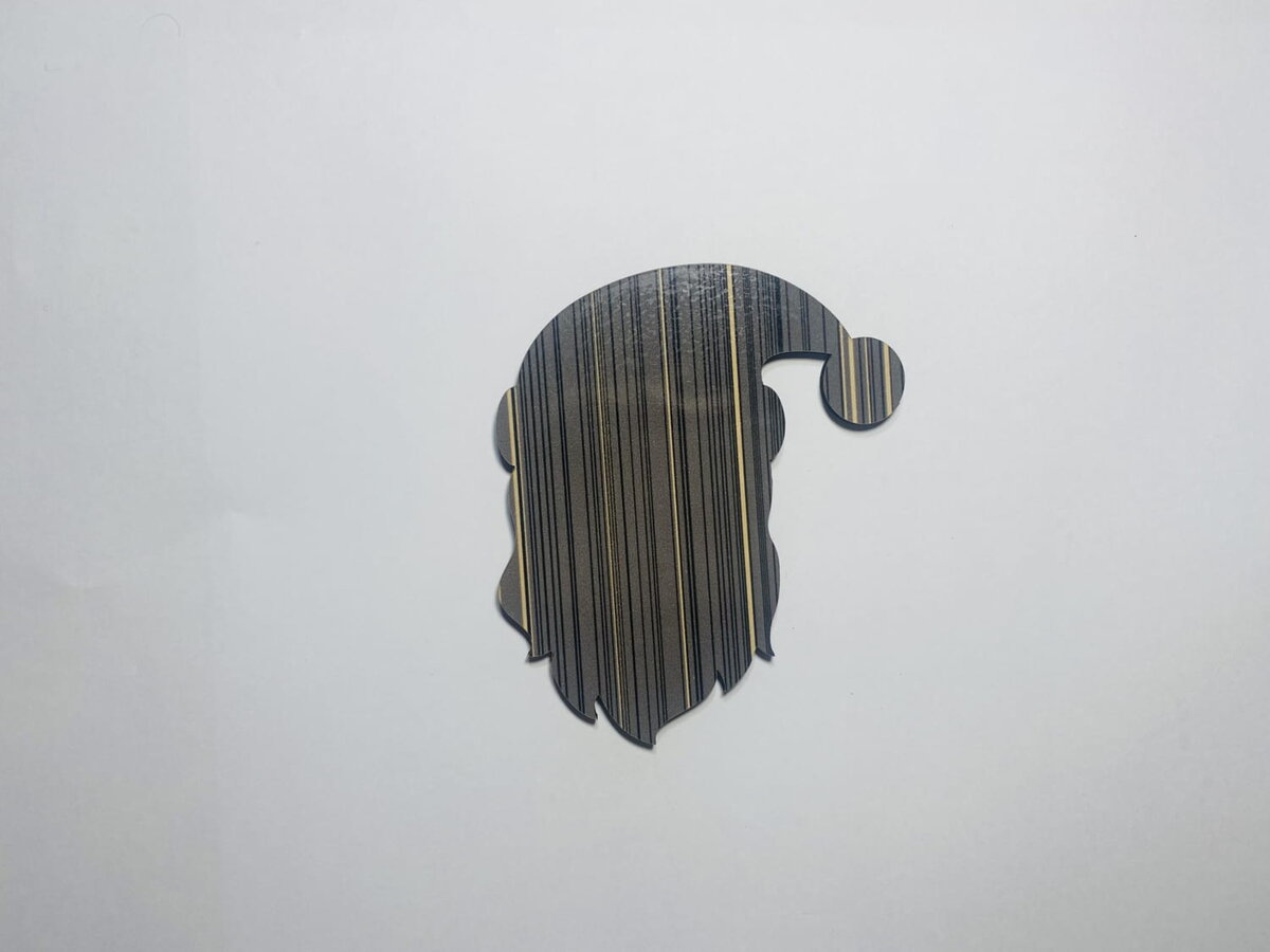 Intra απο ξύλο plywood 3mm-4mm πάχος - Ημιτελής Ξύλινη Χριστουγεννιάτικη διακόσμηση σε σχήμα κεφαλιού Άγιου Βασίλη Δίασταση 30x30 cm Intraeaxys-eo0qep51