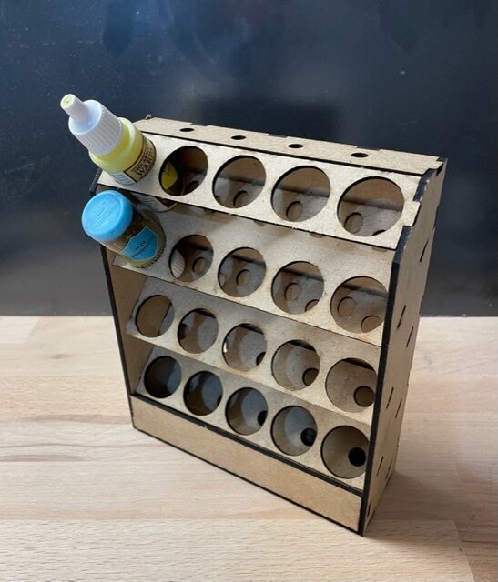 Intra απο ξύλο plywood 3mm-4mm πάχος - Ακρυλική βάση βαφής Δίασταση 30x30 cm Intraeaxys-075yggmo