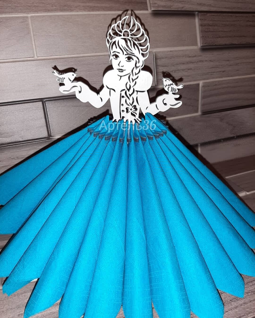 Intra απο ξύλο plywood 3mm-4mm πάχος - Διακοσμητική Ξύλινη θήκη για χαρτοπετσέτα Snow Maiden Δίασταση 30x30 cm Intraeaxys-m1d64dl7