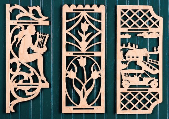 Intra απο ξύλο plywood 3mm-4mm πάχος - Αρχείο PDF Maiden Tulips Country Auto Shelves Δίασταση 30x30 cm Intraeaxys-eo25x6o8