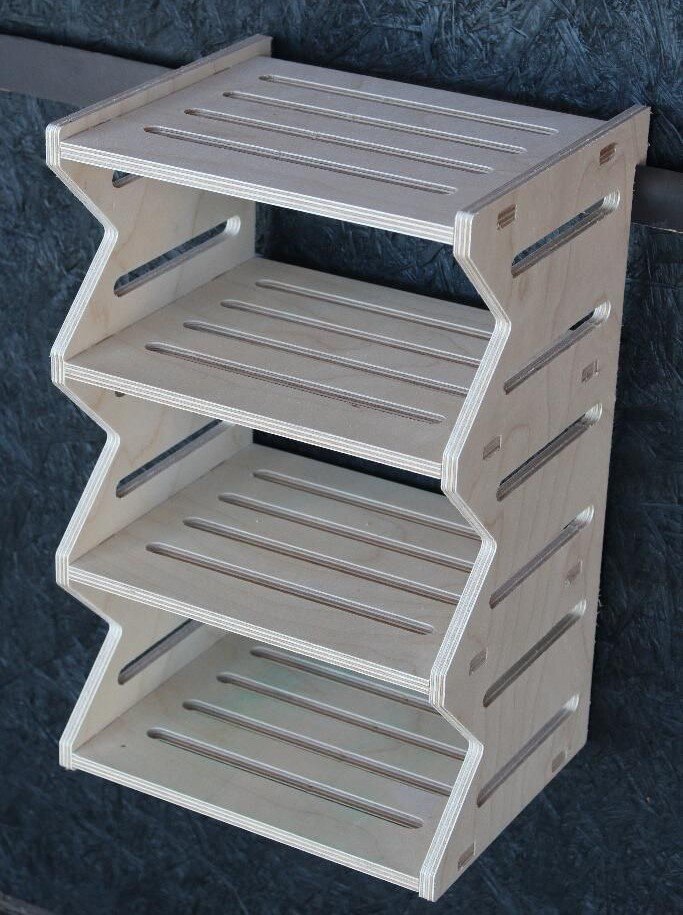 Intra απο ξύλο plywood 3mm-4mm πάχος - Διακοσμητικό ράφι τοίχου αποθήκευσης Δίασταση 30x30 cm Intraeaxys-e1gkrlyo