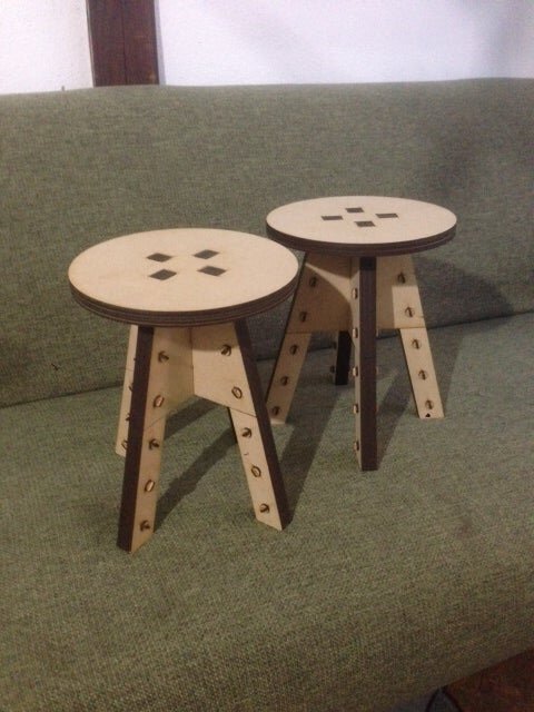 Intra απο ξύλο plywood 3mm-4mm πάχος - Τραπεζοειδές Ministool MDF 2,5mm Δίασταση 30x30 cm Intraeaxys-e1gke8yo