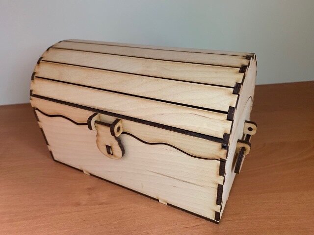 Intra απο ξύλο plywood 3mm-4mm πάχος - Ξύλινο μπαούλο αποθήκευσης με κλειδαριά Δίασταση 30x30 cm Intraeaxys-d1lv0xxo