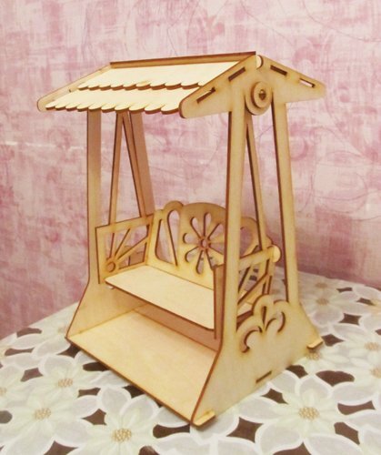 Intra απο ξύλο plywood 3mm-4mm πάχος - Barbie Swing Δίασταση 30x30 cm Intraeaxys-eo20zrm7