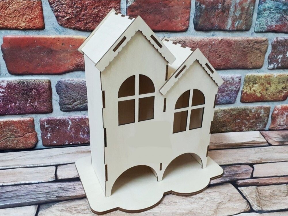 Intra απο ξύλο plywood 3mm-4mm πάχος - Τσαγιού με δύο διαμερίσματα 3mm Δίασταση 30x30 cm Intraeaxys-pok3kkj7