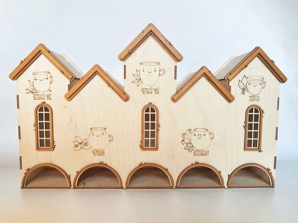 Intra απο ξύλο plywood 3mm-4mm πάχος - Ξύλινη θήκη για φακελάκια τσαγιού Δίασταση 30x30 cm Intraeaxys-p7ym0yz7