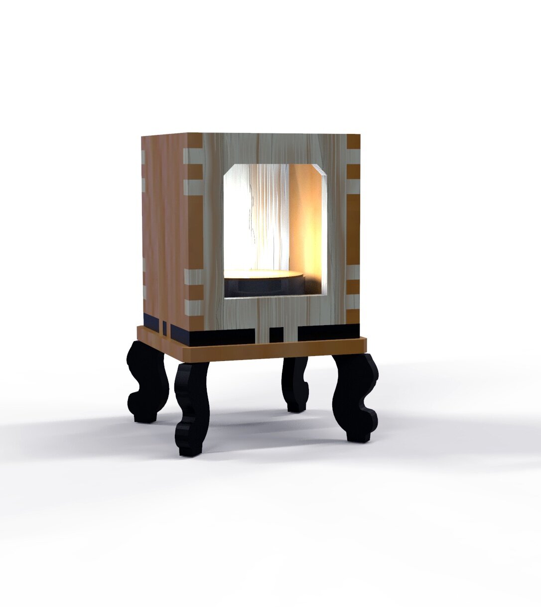 Intra απο ξύλο plywood 3mm-4mm πάχος - Λαμπτήρας κεριού 4mm Δίασταση 30x30 cm Intraeaxys-e1gkrgvo