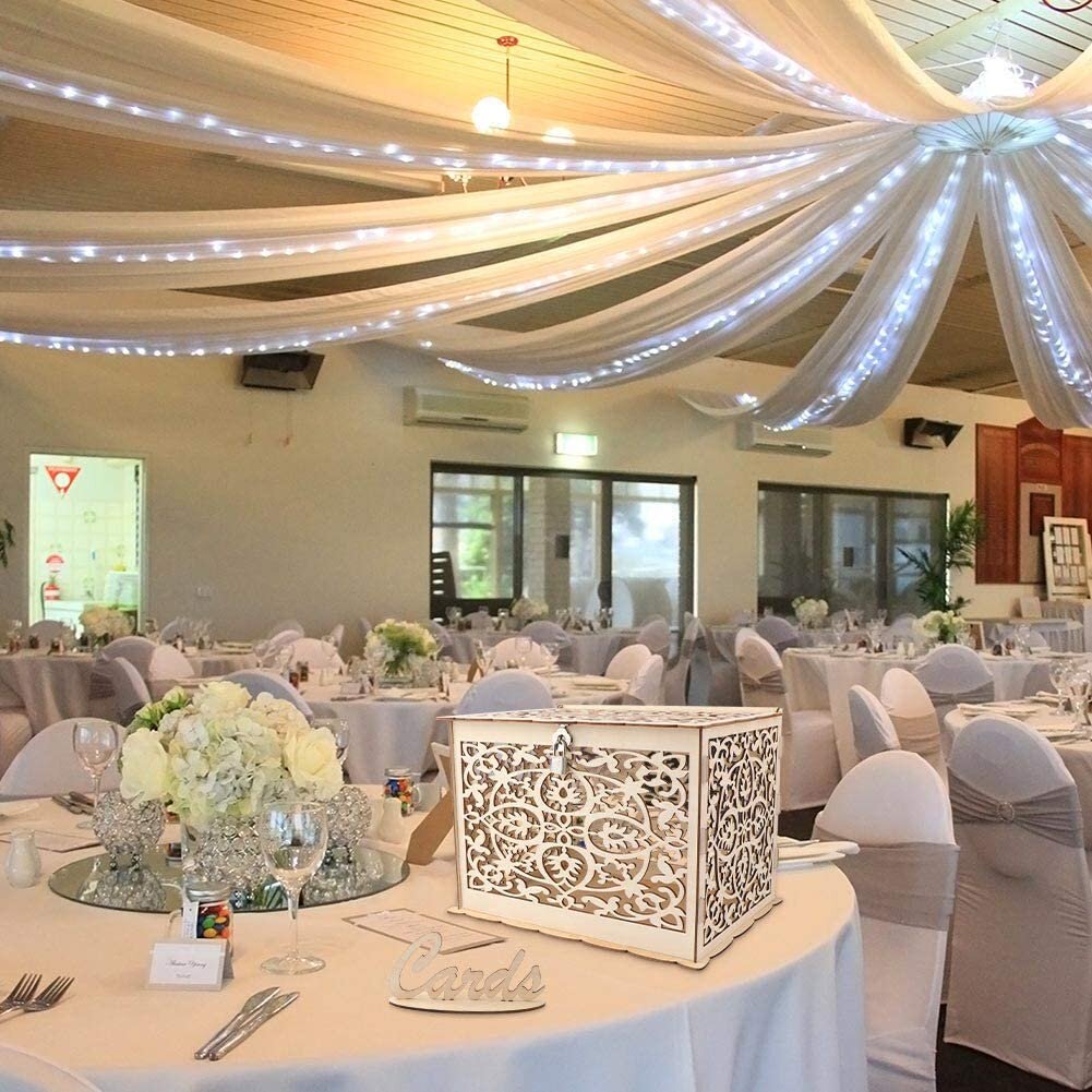 Intra απο ξύλο plywood 3mm-4mm πάχος - Ρουστίκ χαρτοκιβώτιο γάμου Δίασταση 30x30 cm Intraeaxys-yon0wzk7