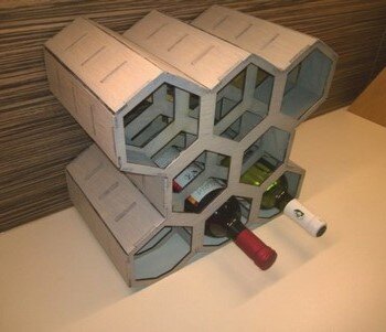 Intra απο ξύλο plywood 3mm-4mm πάχος - Ξύλινη σχάρα κρασιού Δίασταση 30x30 cm Intraeaxys-51rrl501