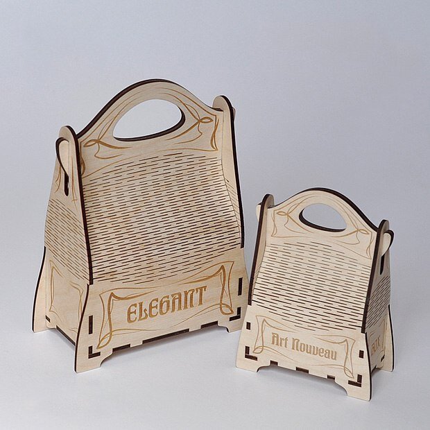 Intra απο ξύλο plywood 3mm-4mm πάχος - Κομψή Κουτί Δώρου Κόντρα πλακέ 3mm Δίασταση 30x30 cm Intraeaxys-eo0qk001