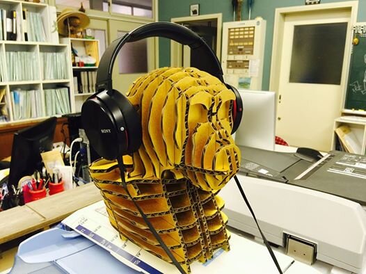 Intra απο ξύλο plywood 3mm-4mm πάχος - Τρισδιάστατο παζλ Head of the Monkey Δίασταση 30x30 cm Intraeaxys-eo0e3g1g