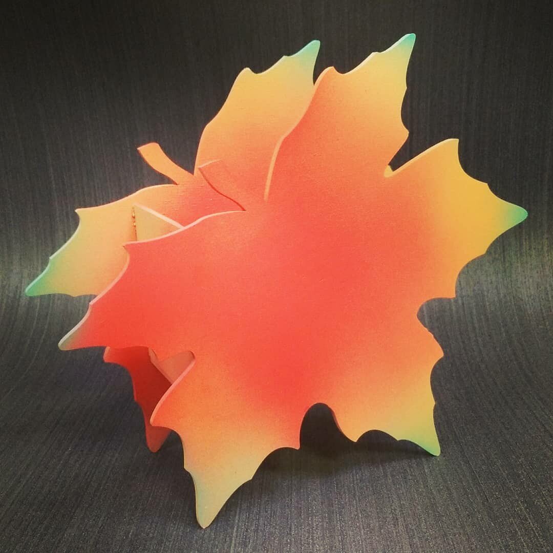 Intra απο ξύλο plywood 3mm-4mm πάχος - Μαρκαδόρος Planter Box Shape Leaf Shape Box Δίασταση 30x30 cm Intraeaxys-pok3xwd7