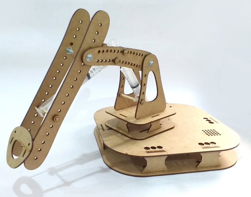 Intra απο ξύλο plywood 3mm-4mm πάχος - Υδραυλικός βραχίονας Δίασταση 30x30 cm Intraeaxys-e1g5ky8o