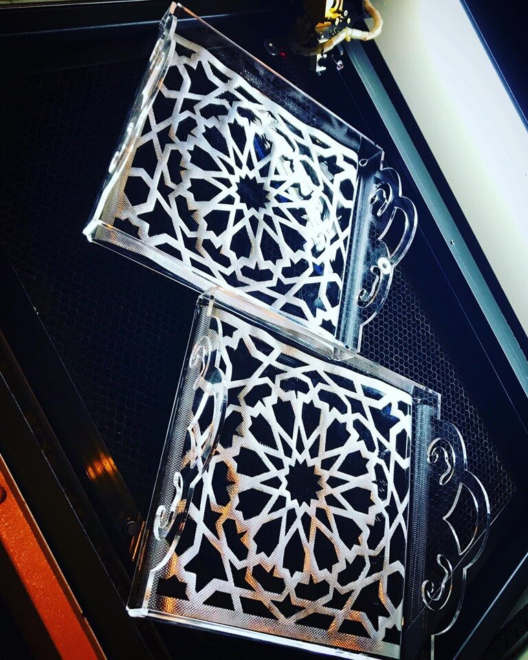 Intra απο ξύλο plywood 3mm-4mm πάχος - Ακρυλικό πρότυπο δίσκου Δίασταση 20x20 cm Intraeaxys-lopqnk67