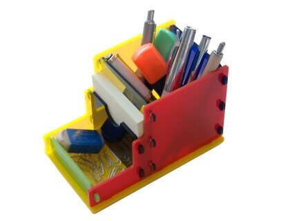Intra απο ξύλο plywood 3mm-4mm πάχος - Acrylic Desktop Organizer Αρχείο PDF Δίασταση 20x20 cm Intraeaxys-67wle0l1