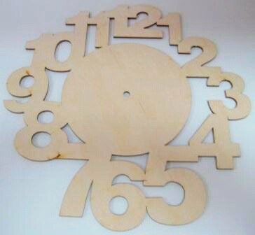 Intra απο ξύλο plywood 3mm-4mm πάχος - циферблат цифры Δίασταση 30x30 cm Intraeaxys-p7ywr21q