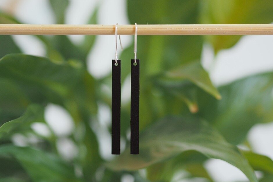 Σετ των 3 Intra απο ξύλο plywood 3mm-4mm πάχος - Μινιμαλιστικά ακρυλικά κοσμήματα με σκουλαρίκια Δίασταση 3x3 cm Intraeaxys-p7ymqdz7