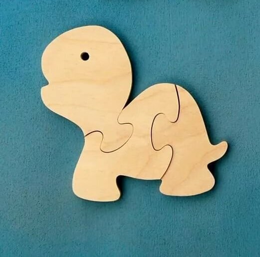 Intra απο ξύλο plywood 3mm-4mm πάχος - Ξύλινο παζλ χελώνας CNC σχέδια DWG Δίασταση 30x30 cm Intraeaxys-51rr4z01