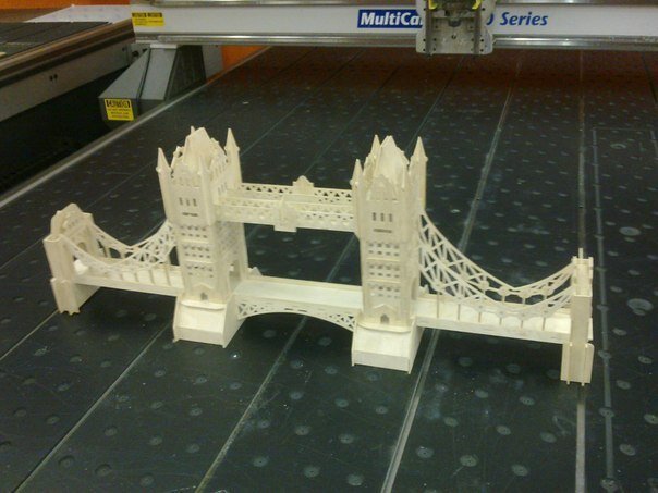 Intra απο ξύλο plywood 3mm-4mm πάχος - Tower Bridge τρισδιάστατο παζλ Δίασταση 40x50 cm Intraeaxys-67wlk0w1