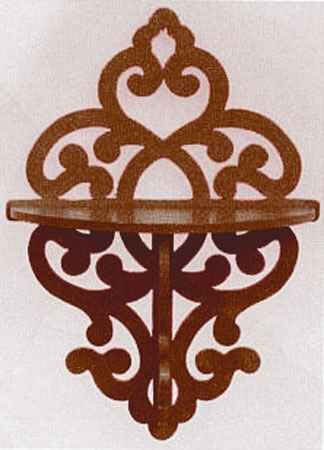 Intra απο ξύλο plywood 3mm-4mm πάχος - Κόντρα πλακέ ραφιού τοίχου Δίασταση 30x30 cm Intraeaxys-ro6lm2ox