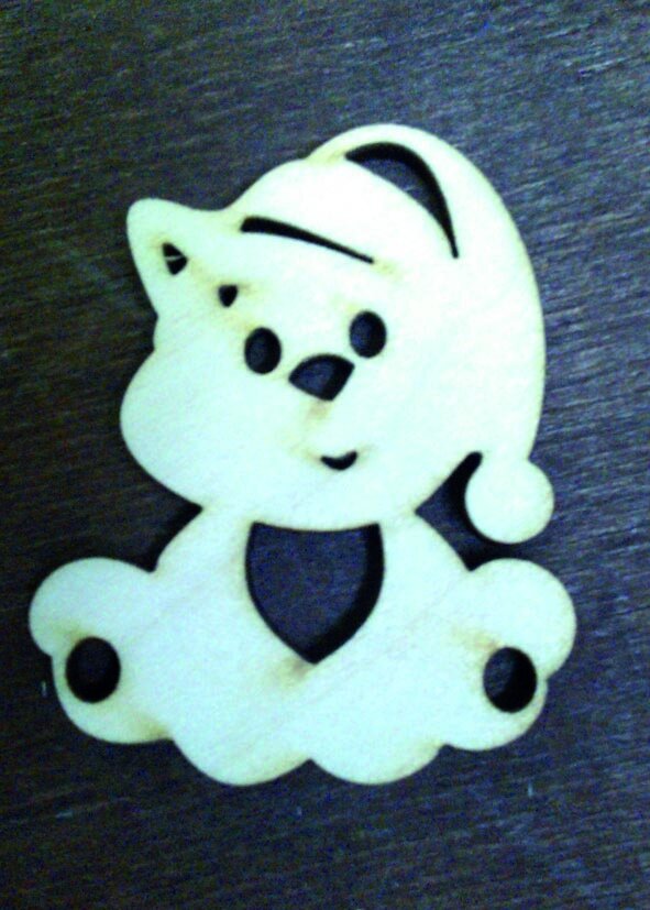 Intra απο ξύλο plywood 3mm-4mm πάχος - Χριστουγεννιάτικη αποκοπή γάτας Δίασταση 30x30 cm Intraeaxys-p7ymq227