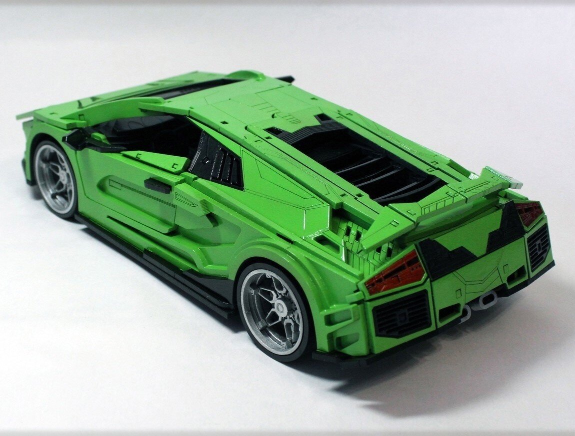 Intra απο ξύλο plywood 3mm-4mm πάχος - Lamborghini Murcielago 3D παζλ Δίασταση 30x30 cm Intraeaxys-r1z253w1