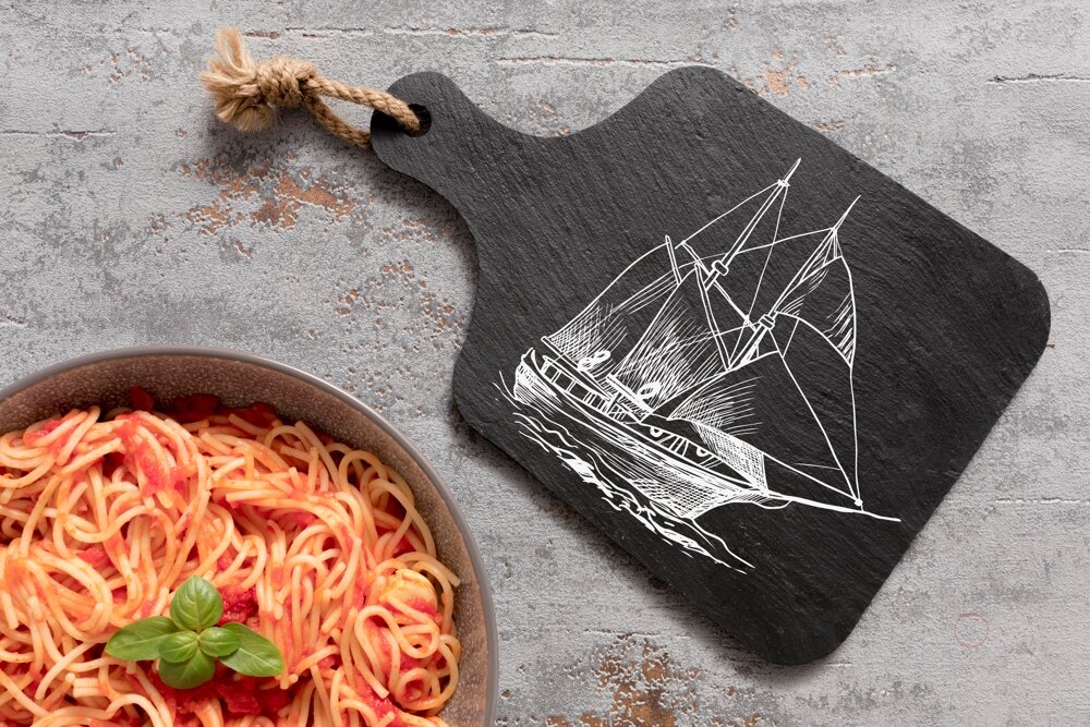 Intra απο ξύλο plywood 3mm-4mm πάχος - Δώρο σανίδας κοπής ιστιοπλοϊκού για ναύτη Δίασταση 30x30 cm Intraeaxys-e1gkqdxo