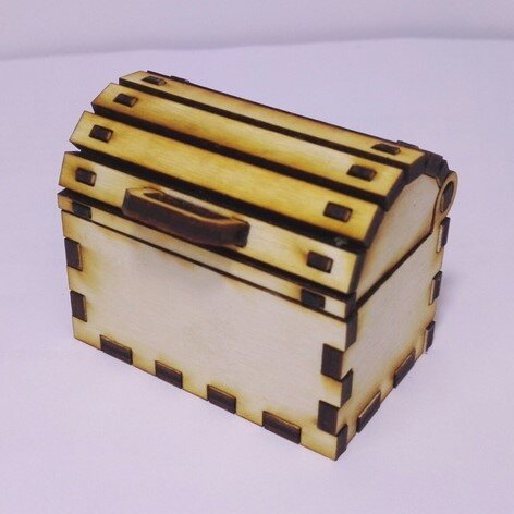 Intra απο ξύλο plywood 3mm-4mm πάχος - Μικρό σεντούκι θησαυρού Δίασταση 30x30 cm Intraeaxys-eo4qzjy7