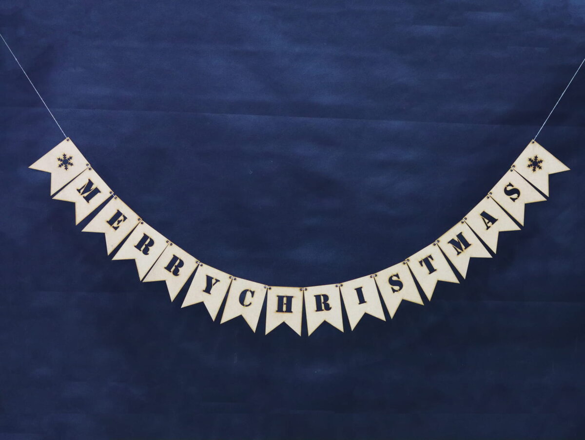 Intra απο ξύλο plywood 3mm-4mm πάχος - Καλά Χριστουγεννιάτικα κουκούτσια Δίασταση 30x30 cm Intraeaxys-51rrn501