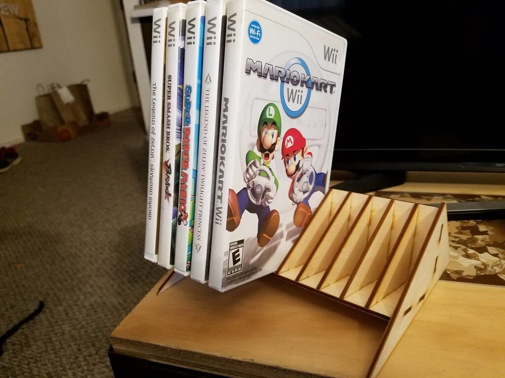 Intra απο ξύλο plywood 3mm-4mm πάχος - Αρχείο PDF Rack αποθήκευσης DVD Δίασταση 30x30 cm Intraeaxys-078ypyno