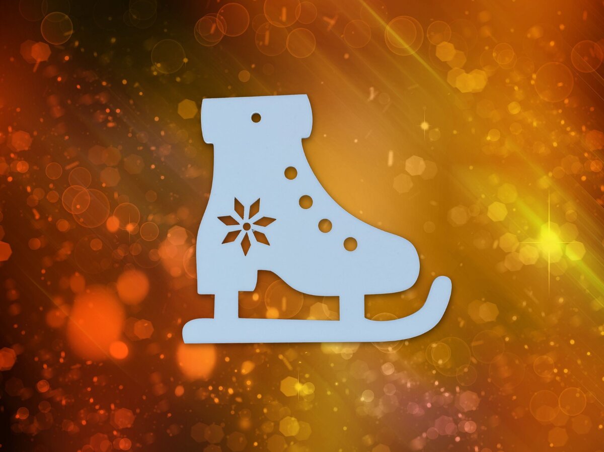 Σετ των 2 Intra απο ξύλο plywood 3mm-4mm πάχος - Χριστουγεννιάτικο Στολίδι για Παπούτσια Παπούτσια Δίασταση 10x10 cm Intraeaxys-67wlv3l1