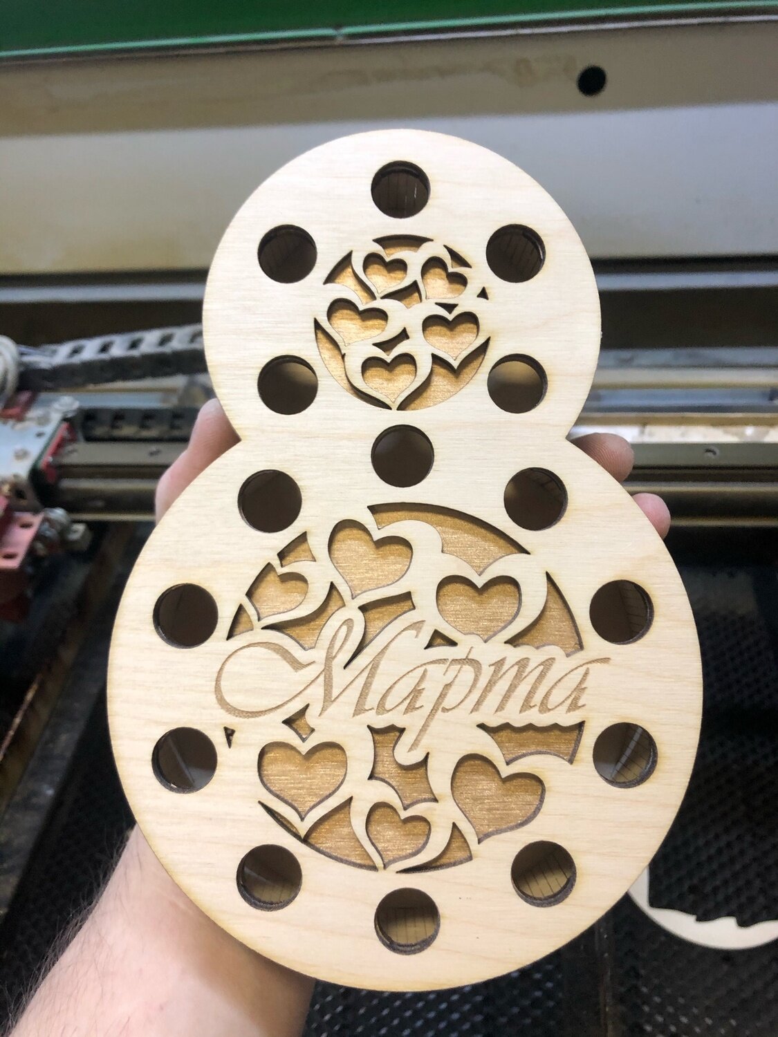 Intra απο ξύλο plywood 3mm-4mm πάχος - Ημέρα της Γυναίκας 8 Μαρτίου Flower Box Δίασταση 30x30 cm Intraeaxys-eo20mwm7