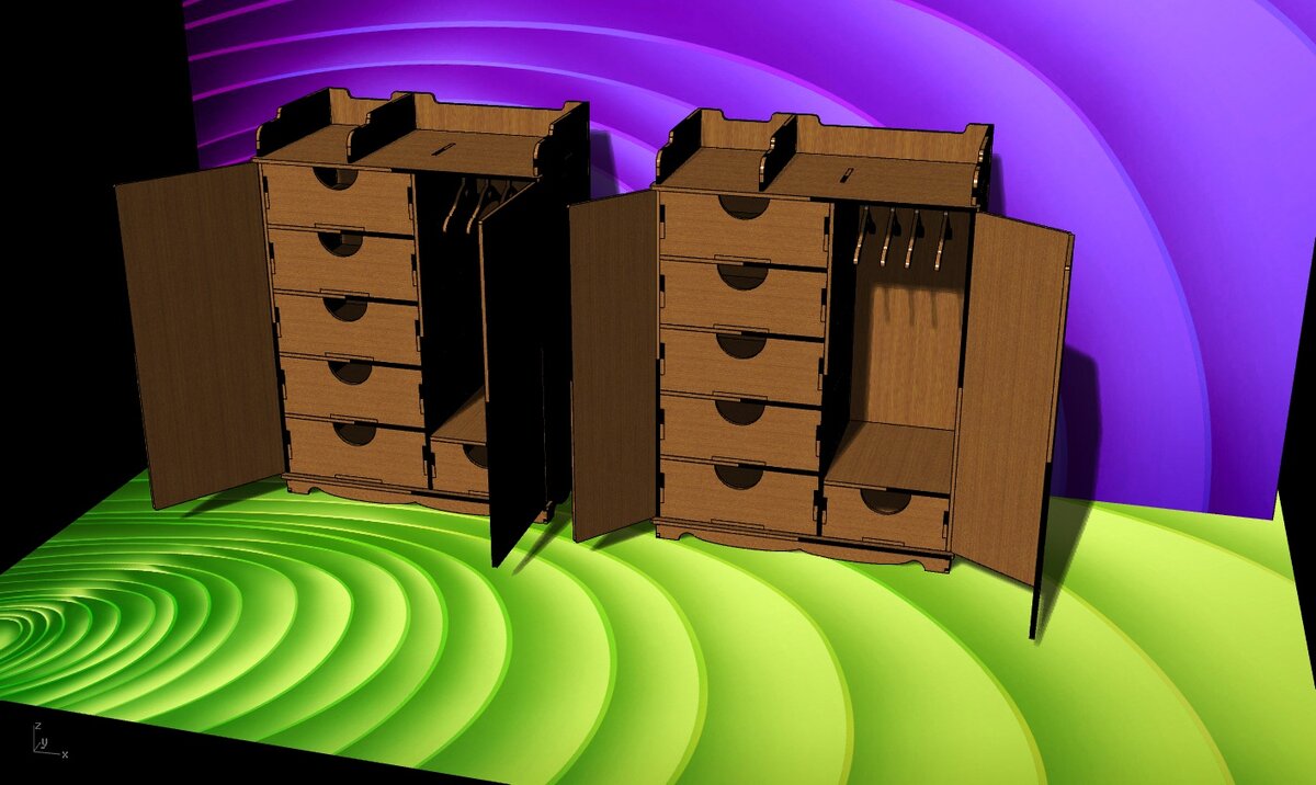 Intra απο ξύλο plywood 3mm-4mm πάχος - Σχέδια ντουλάπας Δίασταση 30x30 cm Intraeaxys-zo9yekr7