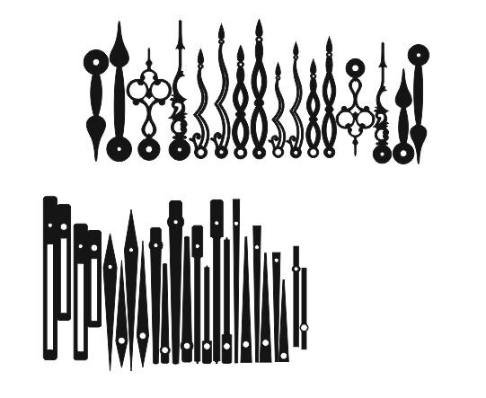 Intra απο ξύλο plywood 3mm-4mm πάχος - Διακοσμητικά πρότυπα χεριών ρολογιών Δίασταση 30x30 cm Intraeaxys-6o3y94p7