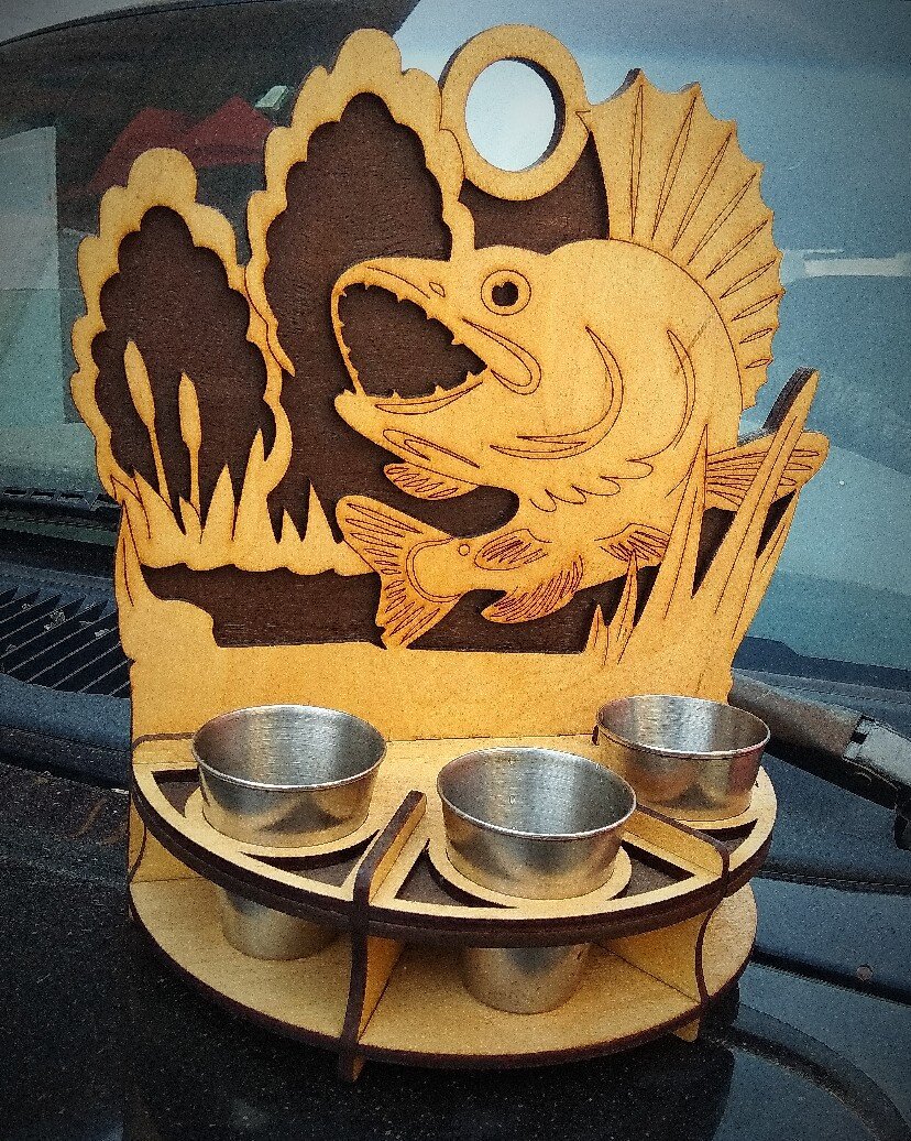 Intra απο ξύλο plywood 3mm-4mm πάχος - Podstavka Pod Stopki Ryba Δίασταση 30x30 cm Intraeaxys-e1gkw0yo