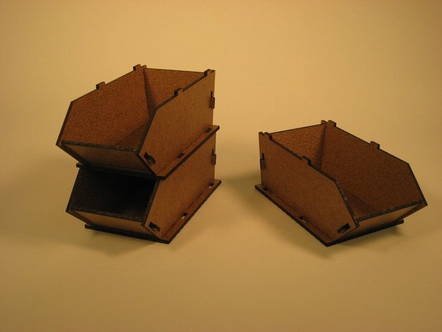 Intra απο ξύλο plywood 3mm-4mm πάχος - Στοιβαζόμενος δίσκος 3mm Αρχείο PDF MDF Δίασταση 30x30 cm Intraeaxys-6o3ynx37