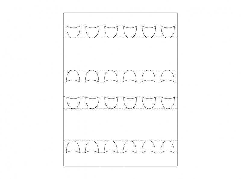 Intra απο ξύλο plywood 3mm-4mm πάχος - Πρότυπο κουτιού Δίασταση 30x30 cm Intraeaxys-d1lx6x1m
