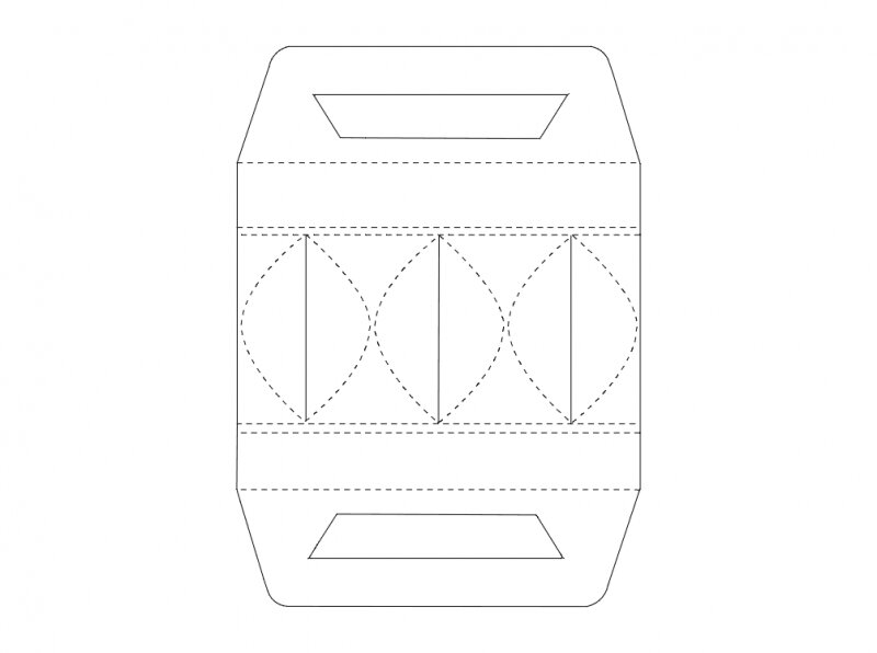 Intra απο ξύλο plywood 3mm-4mm πάχος - Πρότυπο κουτιού συσκευασίας Δίασταση 30x30 cm Intraeaxys-voq4r512