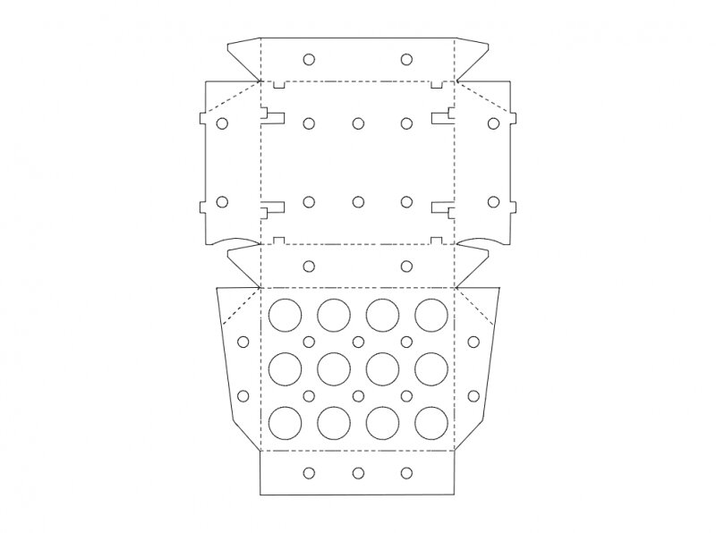 Intra απο ξύλο plywood 3mm-4mm πάχος - Κουτιά από χαρτόνι Δίασταση 30x30 cm Intraeaxys-eo2jzq18