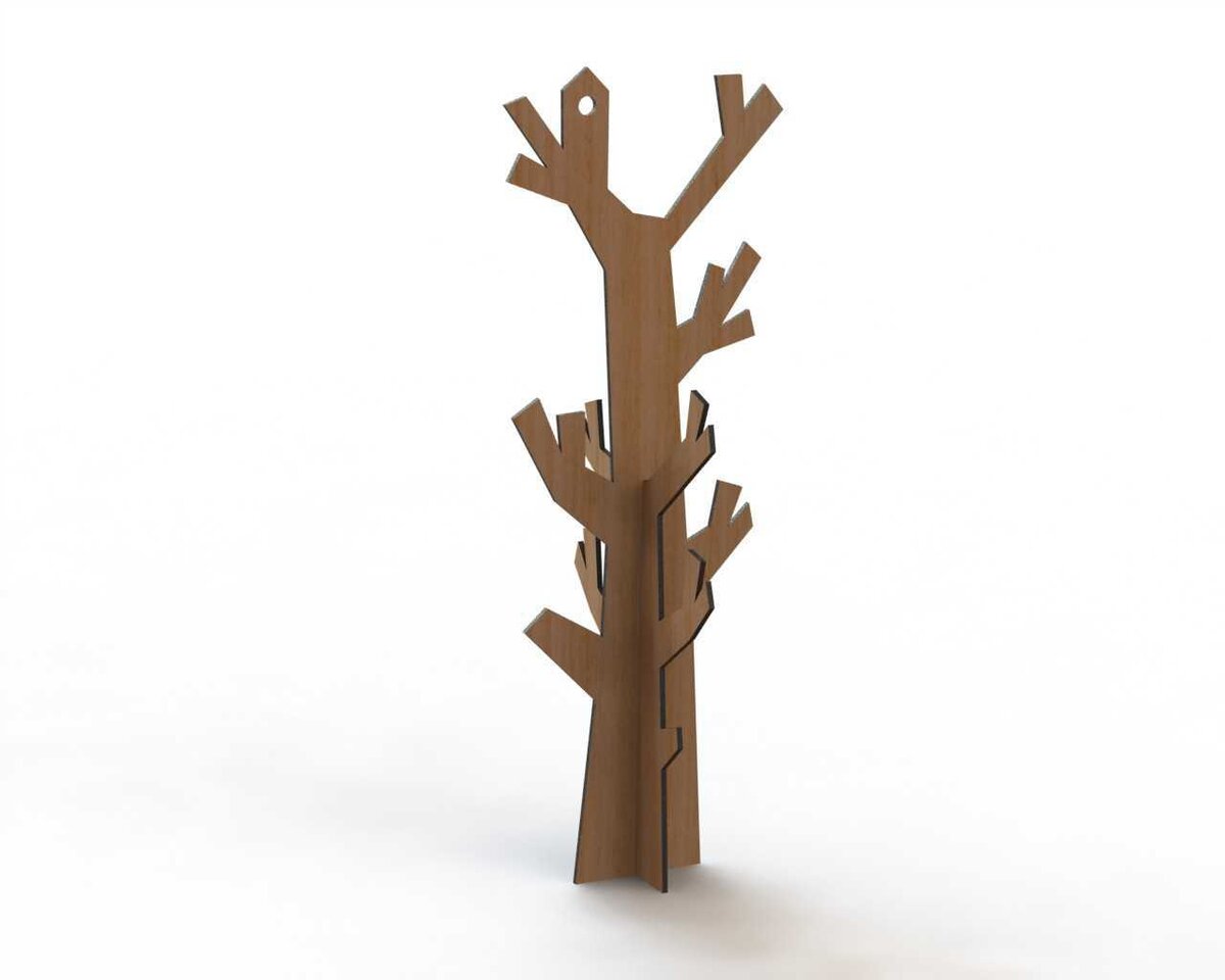 Intra απο ξύλο plywood 3mm-4mm πάχος - Βάση κρεμάστρας Δίασταση 30x30 cm Intraeaxys-eox45x7z