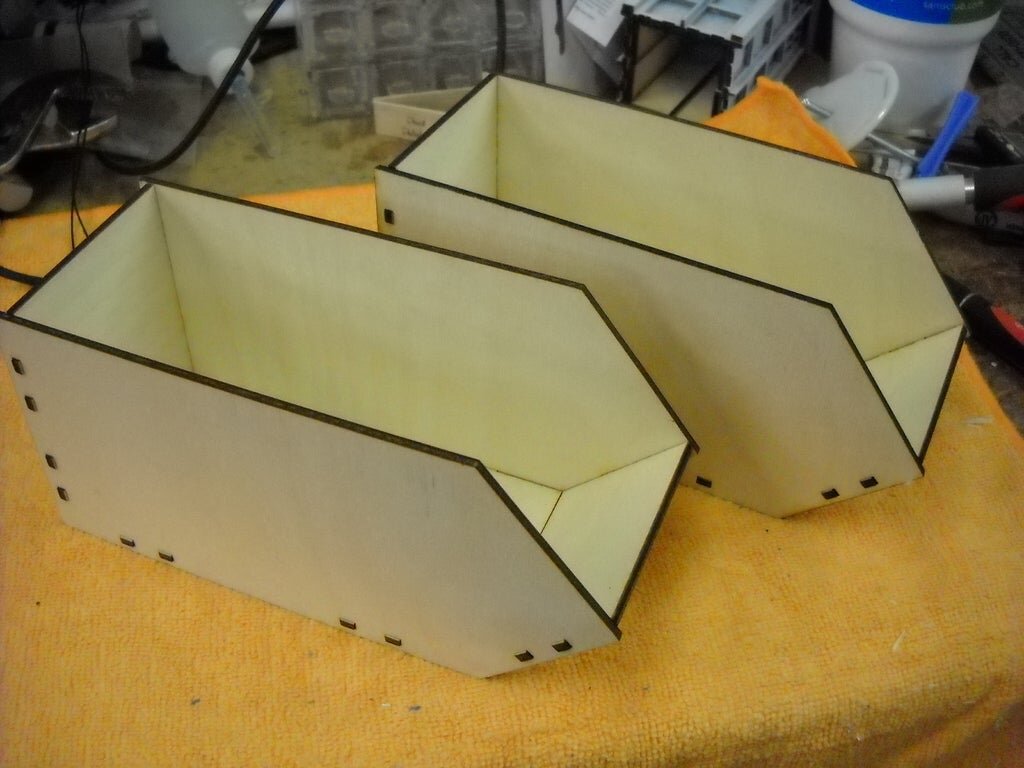 Intra απο ξύλο plywood 3mm-4mm πάχος - Κάδοι αποθήκευσης κοντέινερ Linbin Δίασταση 30x30 cm Intraeaxys-m1d6ngx7