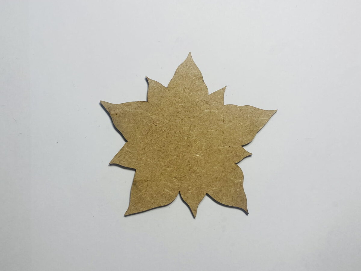 Σετ των 2 Intra απο ξύλο plywood 3mm-4mm πάχος - Poinsettia Cutout Ημιτελές Ξύλινο Διακόσμηση διακοπών Δίασταση 20x20 cm Intraeaxys-51rrngr1