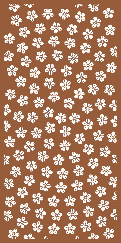 Intra απο ξύλο plywood 3mm-4mm πάχος - Μοτίβο πάνελ οθόνης Floral Decor Δίασταση 30x30 cm Intraeaxys-m1d6dly7